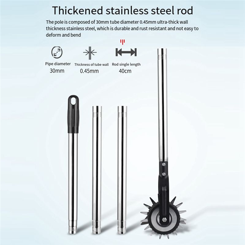 ABNM エッジャー芝生ツール、手動芝生エッジャー、ホイール - Gardening Tools Edger のレビューと価格