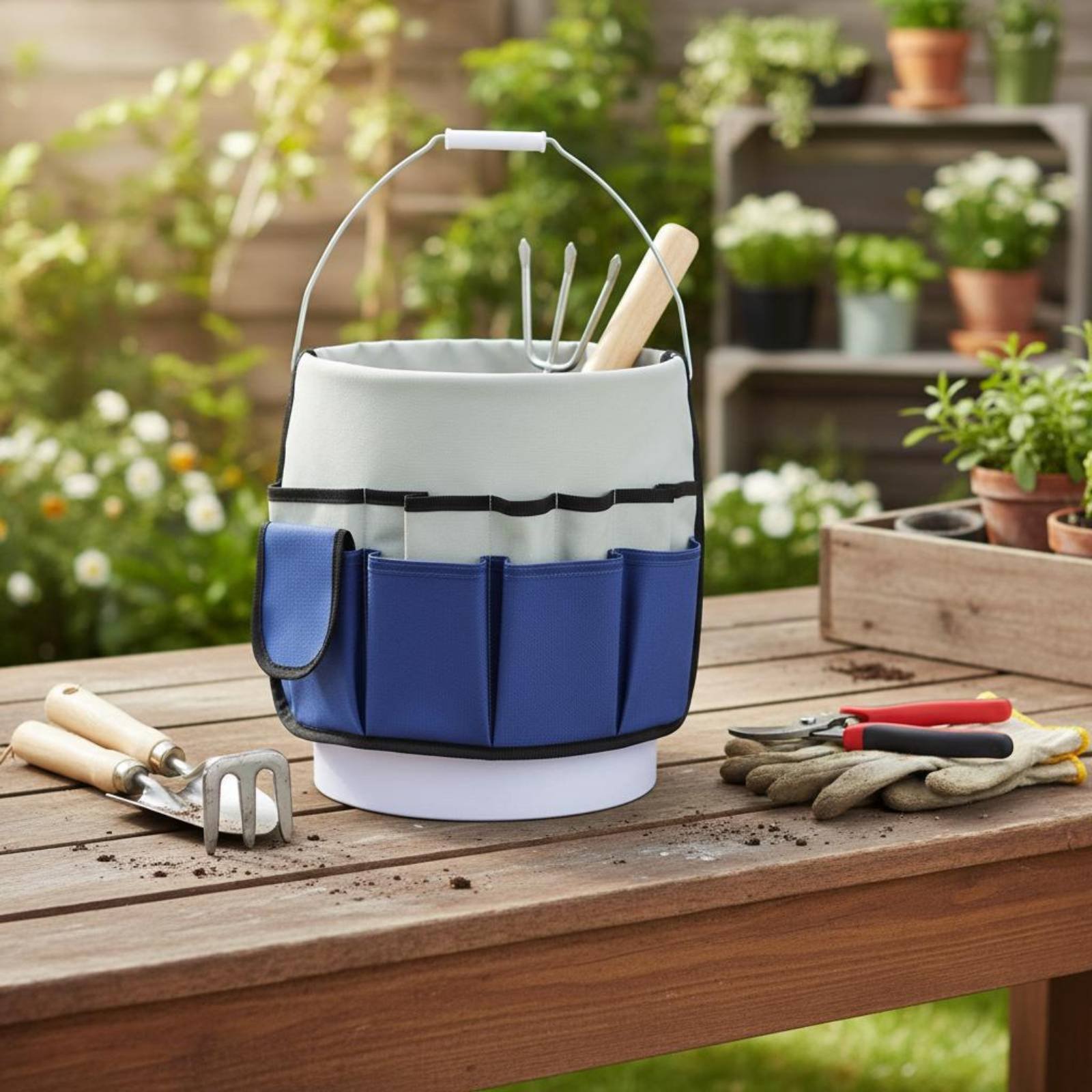 ガーデニングツールトート 大容量 マルチポケットツールオーガ - Gardening Tools Organizer のレビューと価格